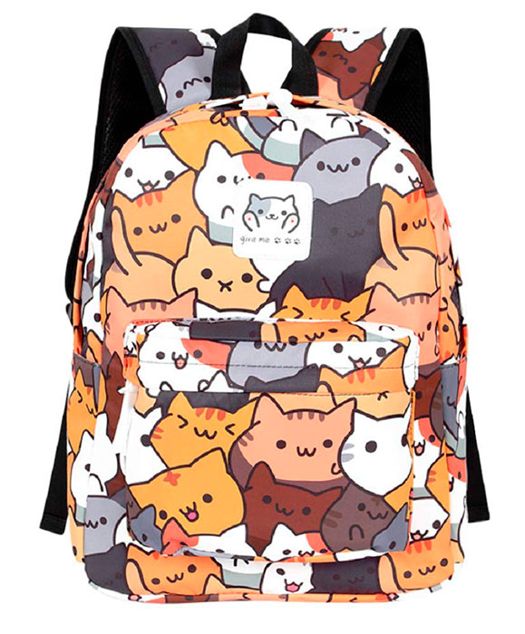 New Kawaii Anime Backpack Anime Bookbags Anime School Bags Supplies Anime  Bags Cute Backpacks Daypacks Rucksack for Boys Girls  Walmartcom
